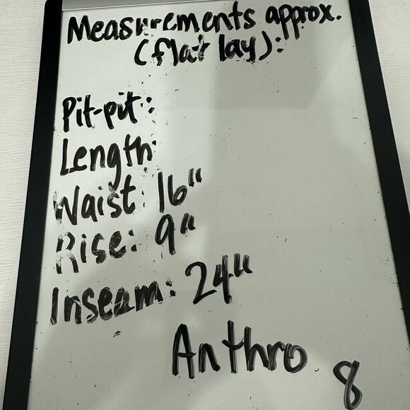 Anthropologie Elevenses Pants Size 8 Beige Linen Blend Stovepipe Trousers Preppy - Picture 11 of 11